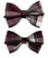 Picture of FBE342 - Small Plaid Pigtail Bows
